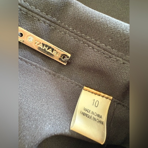 Tahari Collared V-Neck Scuba Jumpsuit - Picture 8 of 13